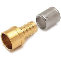 union mixte à sertir - tube per - cuivre diamètre 16 vers per diamètre 16 - altech