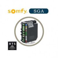 Boîtier électronique BUS Somfy RTS SGA 9020465 – Remplacement pour portails à double battant – Compatible SGA 4100/4300/5000/6000/AR 400