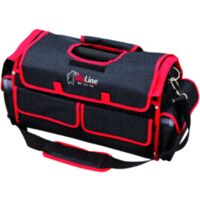 Caisse à outils en tissus – 350 mm de hauteur – 264 mm de largeur – 420 mm de longueur – Poches intérieures et extérieures – Bandoulière incluse – Bizline