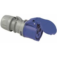 prise mobile - droite - 32a - 2p+t - 200 à 250v - ip44 - bizline 701108