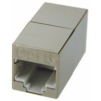 mini prolongateur - cat6 - rj45 - femelle / femelle - blindé - stp - gigamédia minic6b