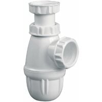 siphon lavabo - réglable - diamètre 32 mm - blanc - nf - altech