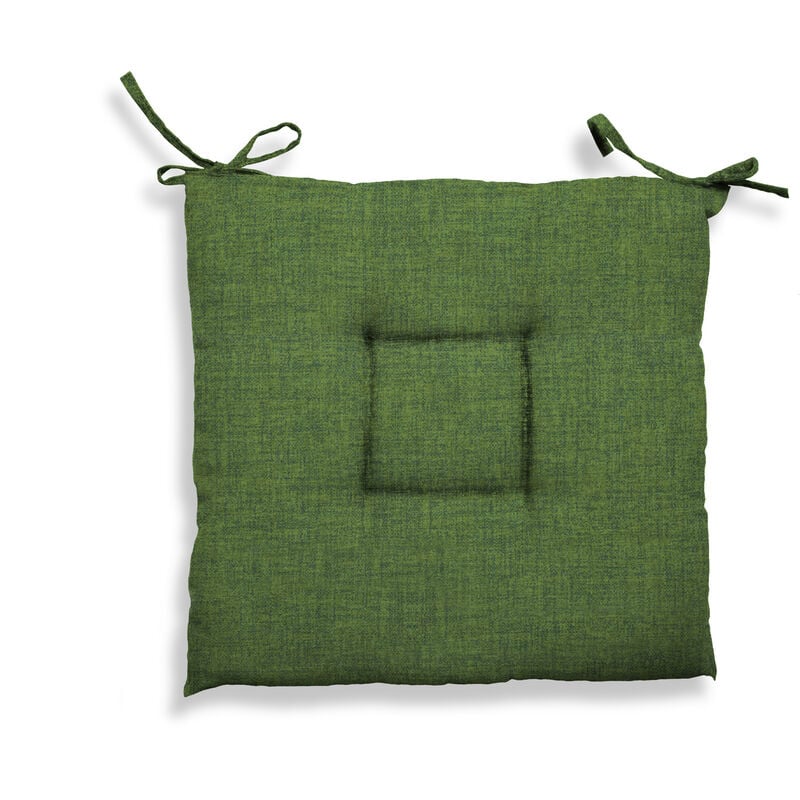 CUSCINO CRETA CM.40X40X5 VERDE 1546. Prezzo per 1 pezzo.