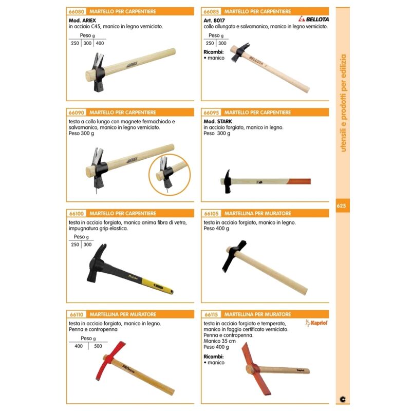 Manico In Fibra Di Vetro Per Mazza E Martello REVEX, L.90 Cm - Foto 8