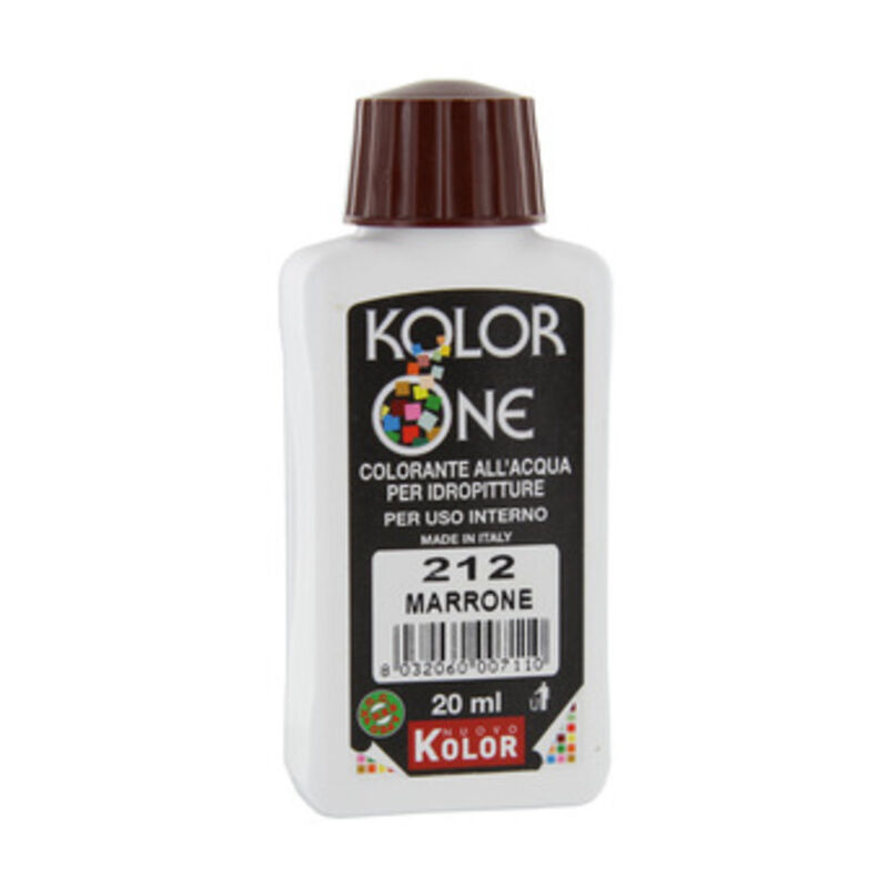 COLORANTE KOLOR ONE ML.20 N.212 MARRONE. Prezzo per 1 pezzo.