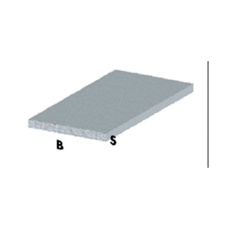 PROFILO CROMO H.200 PIATTO 15X2. Prezzo per 1 pezzo.
