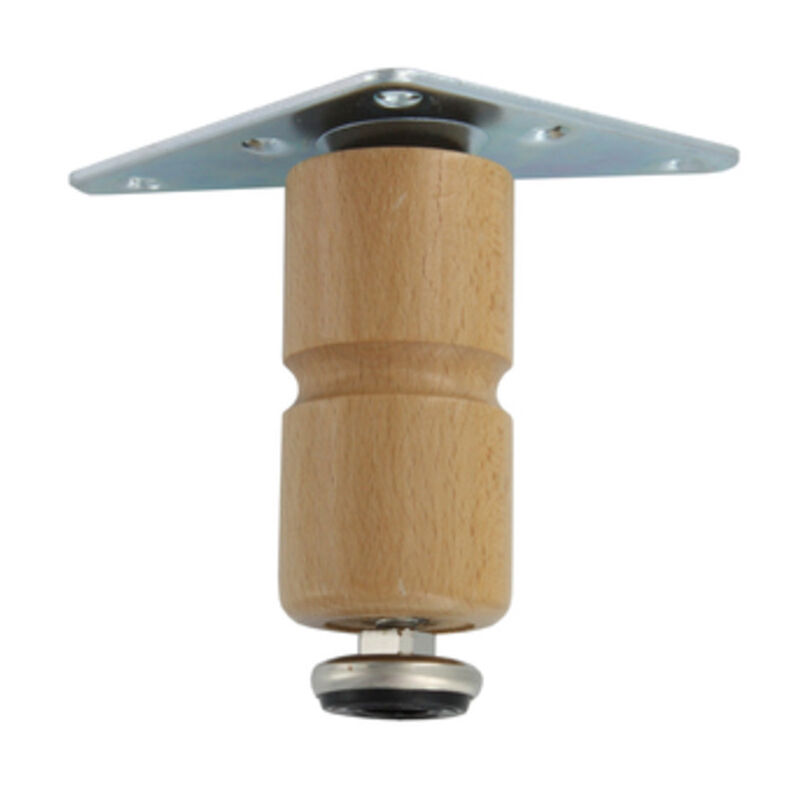 PIEDINO LEGNO COMPL.X MOB.CM.10 LEGNO CHIARO. Prezzo per 1 pezzo.