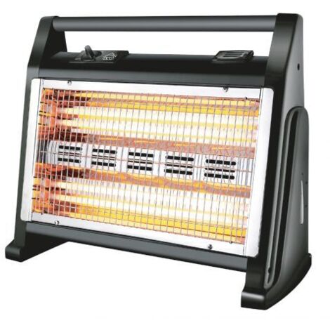 DCG Eltronic SA9524 stufetta elettrica Bianco 1600 W Riscaldatore di ambienti elettrico al quarzo