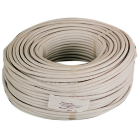 Cavo Elettrico H05VV-F SEZ. 3X2,50 mm. bianco. Prezzo al metro.