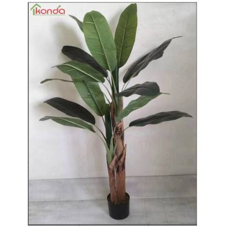 C PIANTA BANANO ARTIFICIALE 165 CM 4 PZ