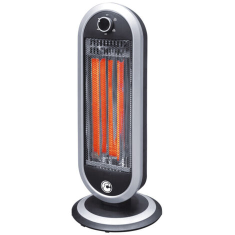 Stufa con lampade al carbonio oscillante 450/900 W.