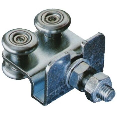 SUPPORTO CARRELLO COMUNELLO SCORREVOLI FISSI 4 CUSCINETTI MM.24 ART.40
