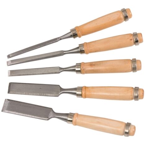 Stubai 351024 Scalpelli per Falegname, Manico in Legno, 24 mm