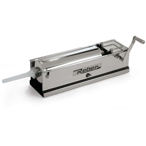 Reber Insaccatrice Manuale 2 Velocità 8kg Inox per Insaccati e Salumi
