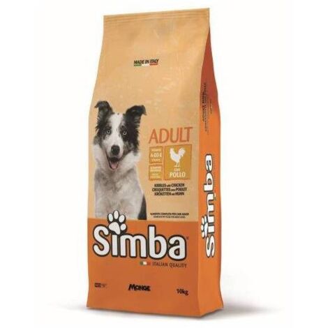 CROCCHETTA CANE MONGE SIMBA 10 KG ADULT POLLO