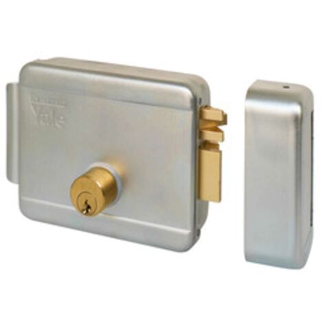 YALE 680 SERRATURA ELETTRICA CANCELLO 60 SX ZINC
