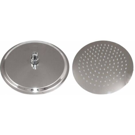 SOFFIONE DOCCIA INOX TONDO D 250 MM
