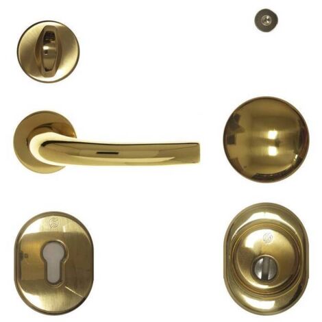 C KIT ACCESSORI OTTONE P/PORTA BLINDATA CIL EUROP