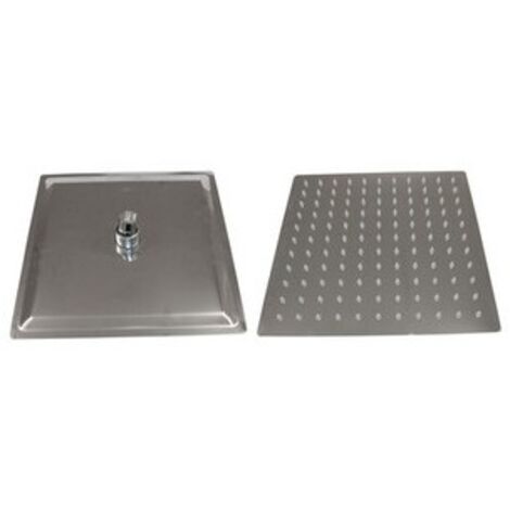 SOFFIONE DOCCIA INOX QUADRO 200X200 MM (1/3)