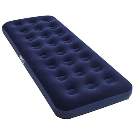 67000 - MATERASSINO lettino  SINGOLO GONFIABILE BLU - BESTWAY - superficie Floccata