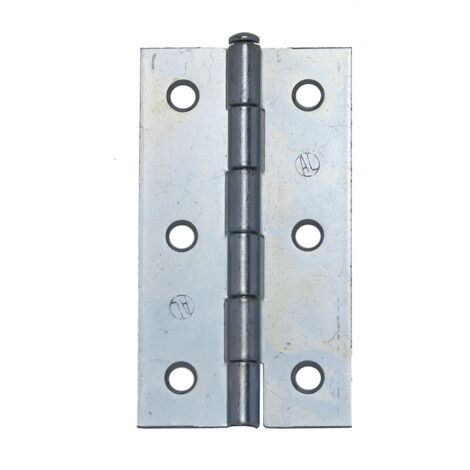 CERNIERA ALDEGHI LEGGERA MM. 31,5X23 ZINCATA. Prezzo per 1 pezzo. (1/2)