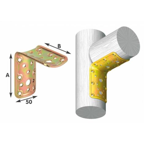 PIASTRA TONDA ANGOLARE TROPICALIZZATA ART. 904 MM.50X80X80. Prezzo per 1 pezzo.