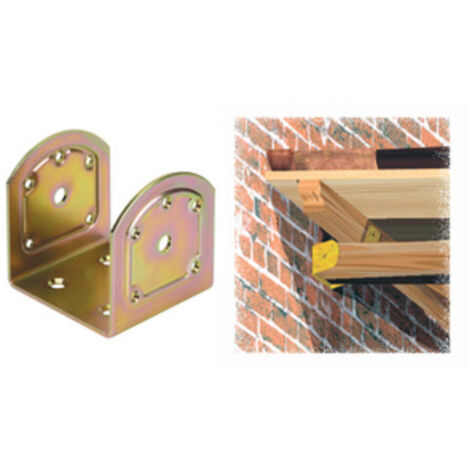 Piastra supporto ad u a parete 10 pz. per fissaggio travi legno mm.a60xb80xc61 - Salone