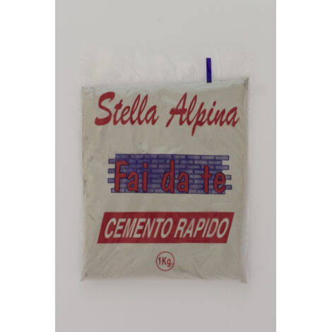 cemento nero self service in polvere da 1 kg gesso presa rapida edilizia (1/2)