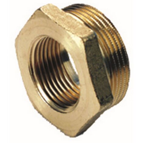 10PZ IDRAULICA RIDUZIONE ART.241 GR.3/4X1/2 IN OTTONE GIALLO (1/2)