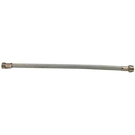 FLESSIBILI INOX M.F. 1/2 CM. 30 DN.10. Prezzo per 1 pezzo. (1/2)