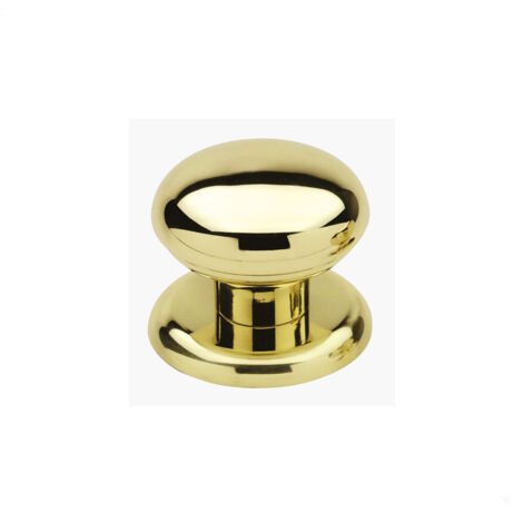 Pomolo Pomo Per Porte Portonicni Portone d'entrata Giove in Ottone Mm.70