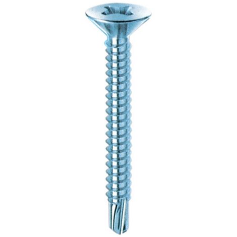 50 viti autoperforanti TSP a croce 3,5x16 mm testa svasata piana