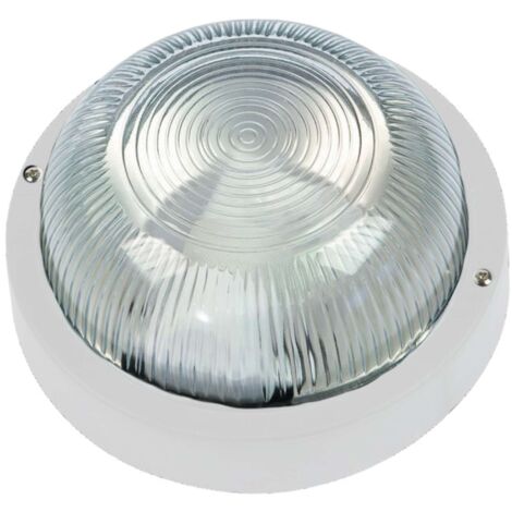 Fme art 62.710 plafoniera lampada tonda E27 bianca per lampade fino a 60W (1/4)