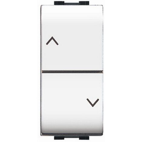 LIFE ART. 4022WH DOPPIO PULSANTE X TAPPARELLA BIANCO (1/2)