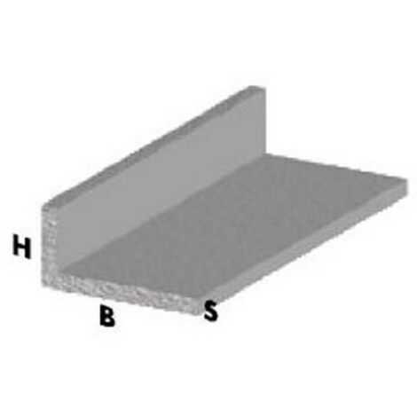 profilo angolare L cm 200 h cromato 15x10x1 mm profili alluminio asta