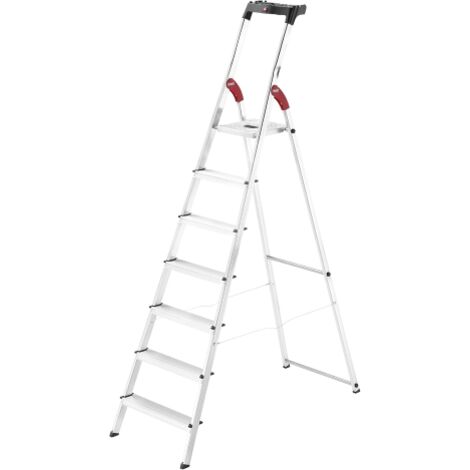 Scala a libretto in alluminio hailo l60 gradini 7 - Salone