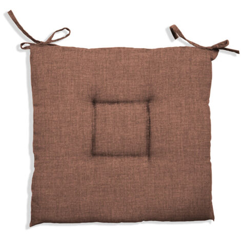 CUSCINO CRETA CM.40X40X5 MARRONE 1551. Prezzo per 1 pezzo.