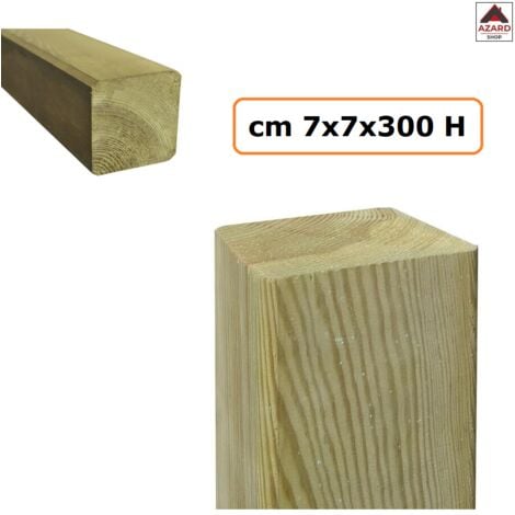 PALO PINO ESSICCATO IMPREGNATO CM.7X7X300H