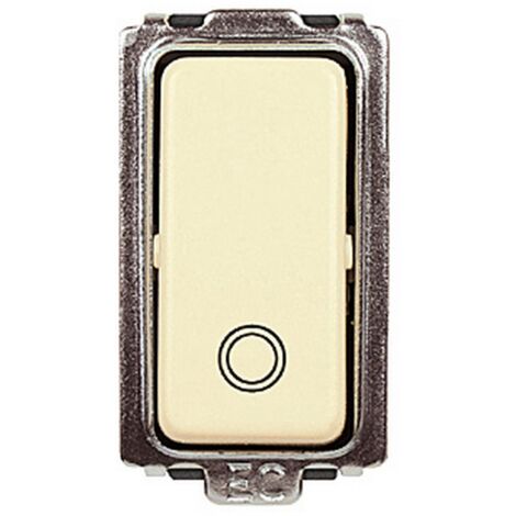 Interruttore a Pulsante Unipolare 16A Compatbile Serie Magic Bticino Ticino