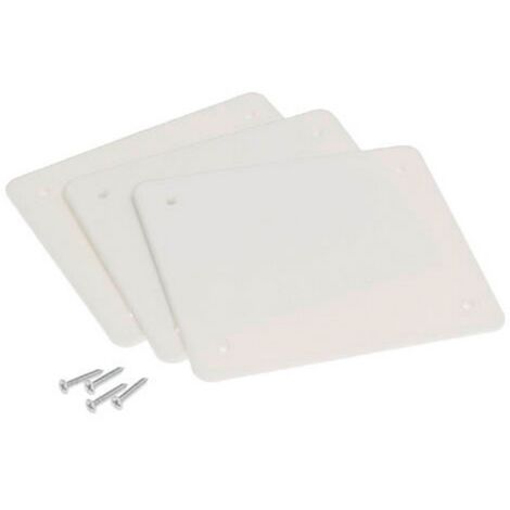 10PZ COPERCHIO PER CASSETTA AD INCASSO MM. 120x100