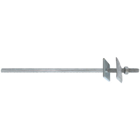 Barretta per ondulato completa 15 cm – Acciaio zincato – Dado quadrato con rondelle – Per coperture – Lotto di 100 pz – Friulsider (1/2)