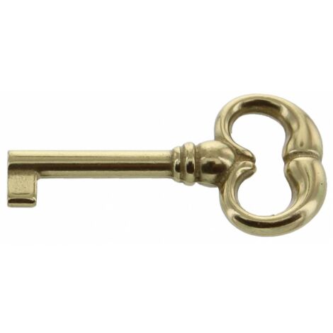 CHIAVE ANTICH. ART. 33730 MM.35/62 OTTONE LUCIDO. Prezzo per 1 pezzo.