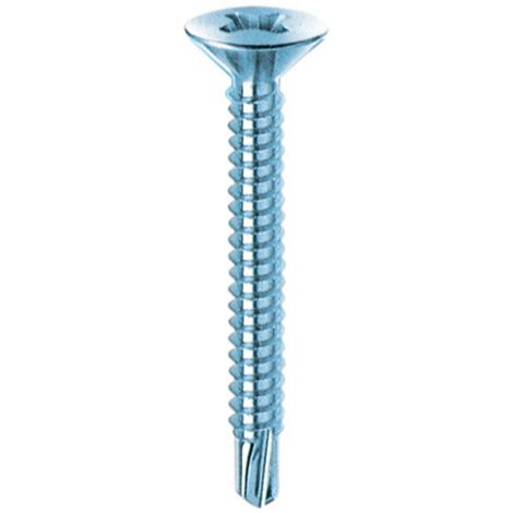 50 viti autoperforanti TSP a croce 4,8x19 mm testa svasata piana