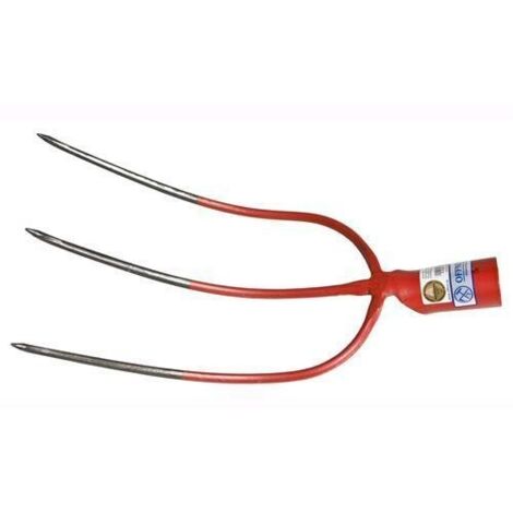 Forca da fieno a 3 denti modello austria in acciaio forgiato - Salone