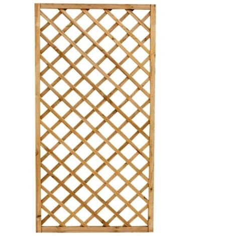 Pannello grigliato 120x180h in legno di pino impregnato mod.44