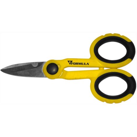 12PZ FORBICI X ELETTRICISTI LAME DIRITTE ACCIAIO INOX (1/2)