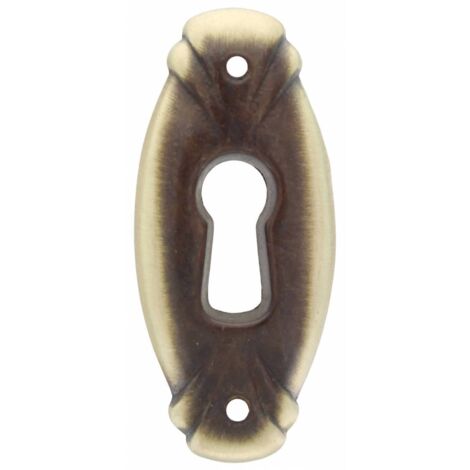 50 x BOCCHETTA OTTONE 30622 20X46 MM BRONZO SFUM