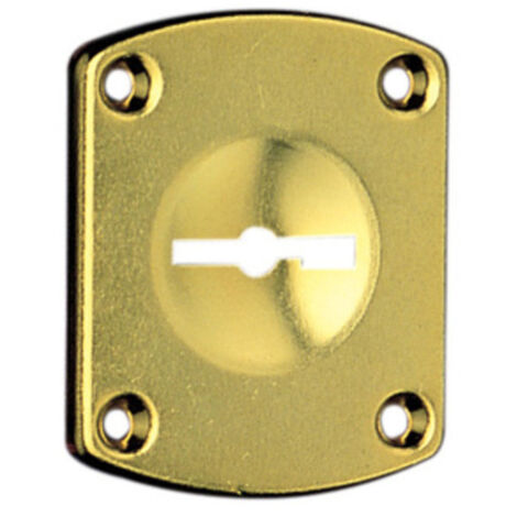 CR art 31 bocchetta con incavo da 8 mm per serratura di sicurezza dorata bocchette