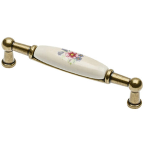 MANIGLIA PORCELLANA MM.96 ART. UP-WP0728-BR. Prezzo per 1 pezzo. (1/2)