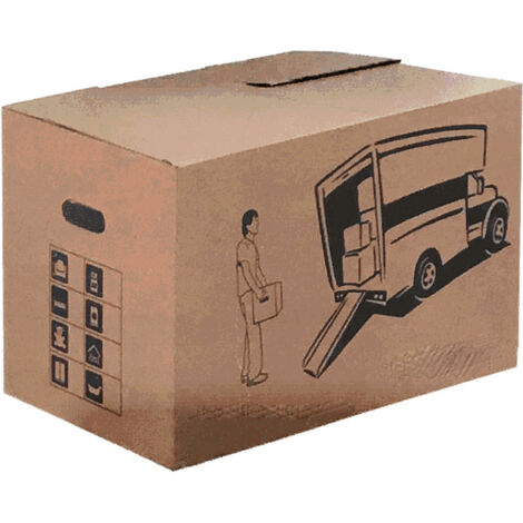 SCATOLA CARTONE AVANA XXL CM.80X50X40H. Prezzo per 1 pezzo.